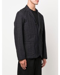 Blazer en tricot bleu marine Societe Anonyme