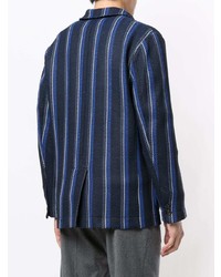 Blazer en tricot bleu marine Coohem