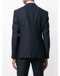 Blazer en tricot bleu marine Emporio Armani