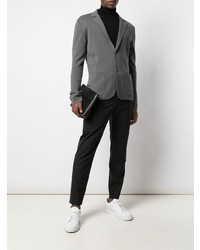 Blazer en tricot gris foncé Eleventy