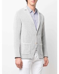 Blazer en tricot gris Manuel Ritz