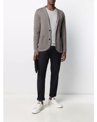 Blazer en tricot gris N.Peal