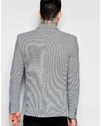 Blazer en tricot gris