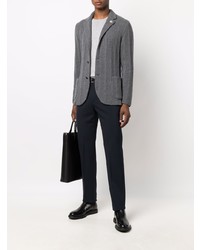 Blazer en tricot gris Lardini