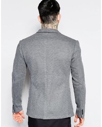 Blazer en tricot gris Minimum