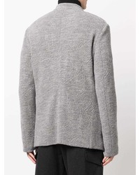Blazer en tricot gris Emporio Armani