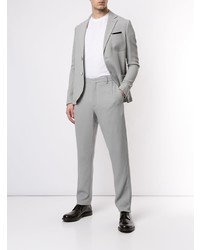 Blazer en tricot gris Giorgio Armani