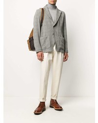 Blazer en tricot gris Lardini