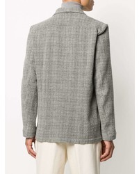 Blazer en tricot gris Lardini