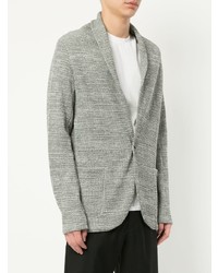 Blazer en tricot gris Attachment