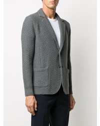 Blazer en tricot gris Eleventy