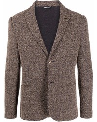 Blazer en tricot marron Daniele Alessandrini