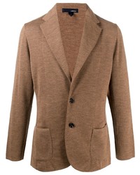 Blazer en tricot marron Lardini