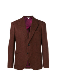 Blazer en tricot marron Maurizio Miri