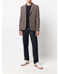 Blazer en tricot marron Daniele Alessandrini