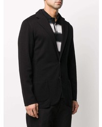 Blazer en tricot noir Lardini