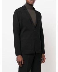 Blazer en tricot noir Roberto Collina