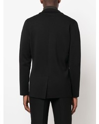 Blazer en tricot noir Roberto Collina