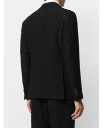 Blazer en tricot noir Tagliatore