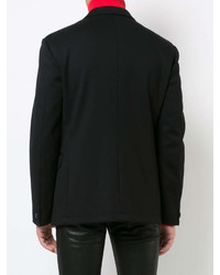 Blazer en tricot noir Versace