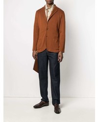 Blazer en tricot tabac Lardini