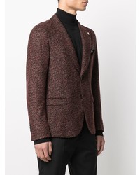 Blazer en tweed bordeaux Manuel Ritz