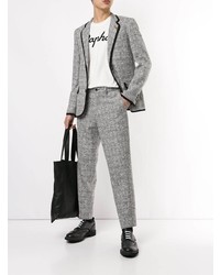 Blazer en tweed gris Education From Young Machines