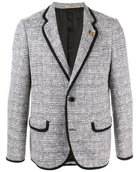 Blazer en tweed gris Education From Young Machines