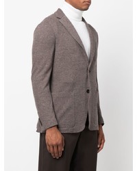 Blazer en tweed marron Canali