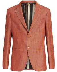 Blazer en tweed orange Etro