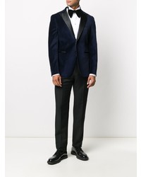 Blazer en velours bleu marine Tonello