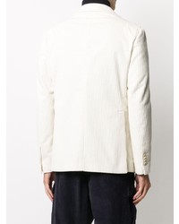 Blazer en velours côtelé blanc Tagliatore