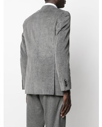 Blazer en velours côtelé gris Canali