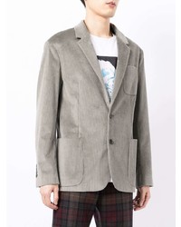 Blazer en velours côtelé gris Paul Smith