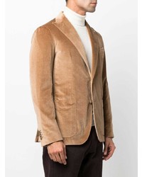 Blazer en velours côtelé marron Tagliatore