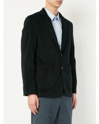 Blazer en velours côtelé noir Cerruti 1881