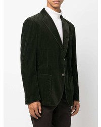 Blazer en velours côtelé vert foncé Windsor