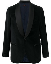 Blazer en velours noir Mp Massimo Piombo