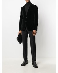 Blazer en velours noir Tagliatore