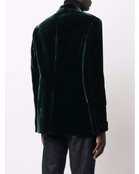 Blazer en velours vert foncé Tom Ford