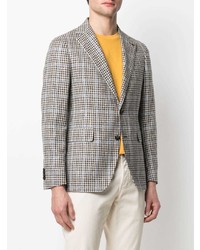 Blazer en vichy blanc Tagliatore