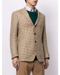 Blazer en vichy jaune Man On The Boon.