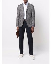 Blazer en vichy noir et blanc Tagliatore