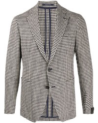 Blazer en vichy noir et blanc Tagliatore