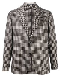 Blazer en vichy noir et blanc Tagliatore