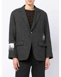 Blazer gris foncé Undercover