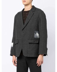 Blazer gris foncé Undercover