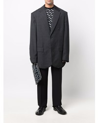 Blazer gris foncé Balenciaga