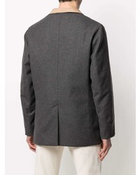 Blazer gris foncé Brunello Cucinelli