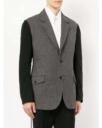 Blazer gris foncé Yohji Yamamoto